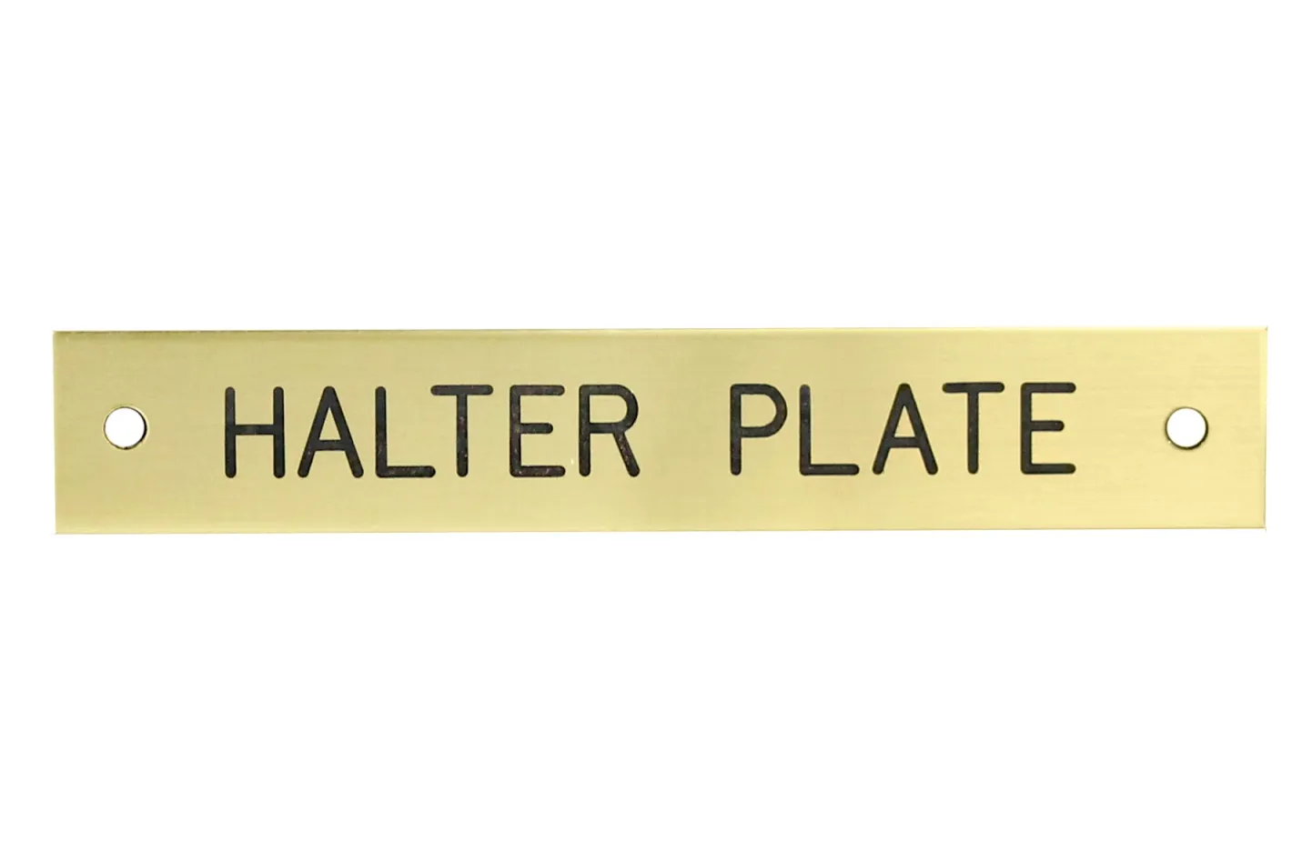 DOVER DROPSHIP Rectangular Halter Nameplate - 1 or 2 lines