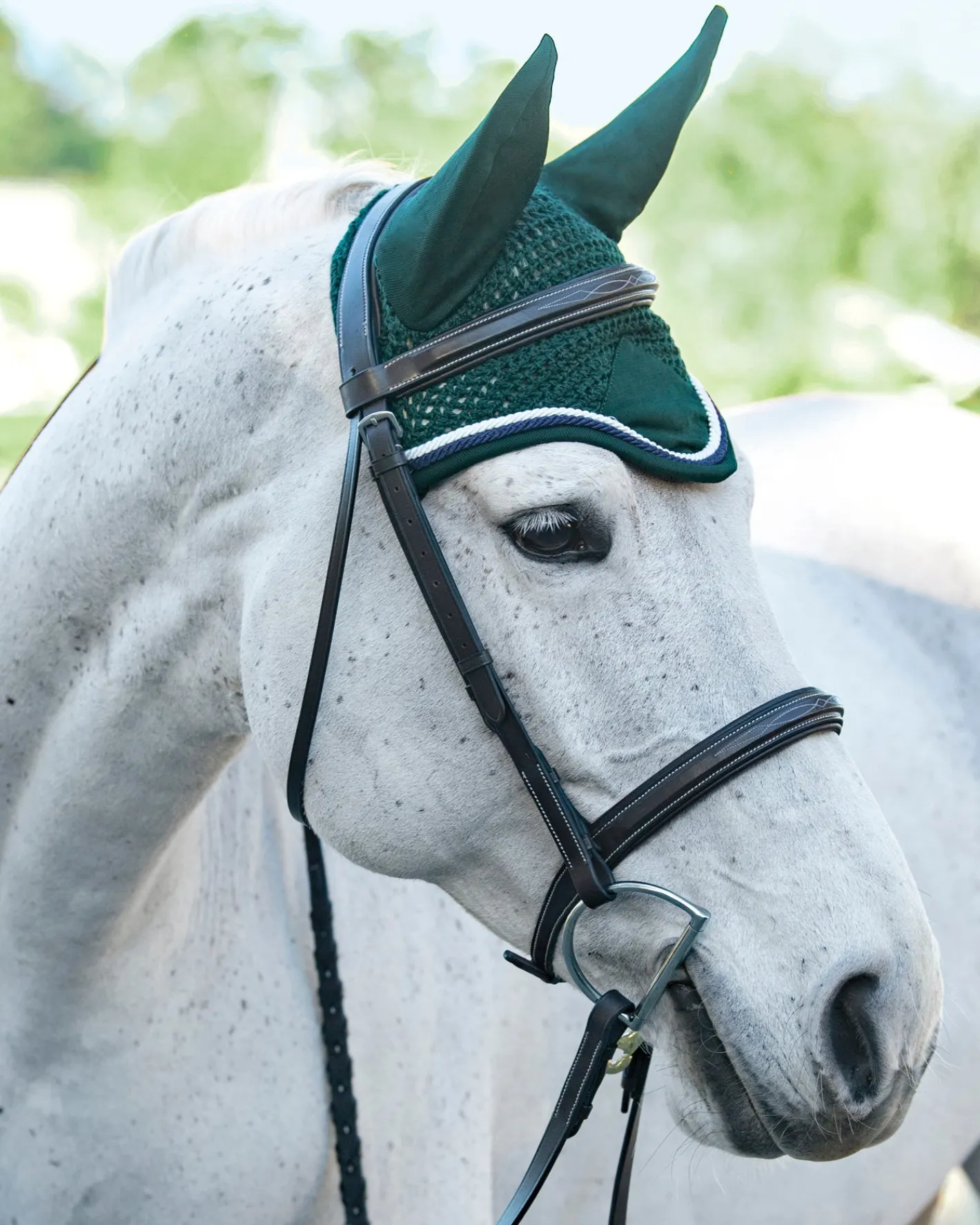 INTEX EQUESTRIAN Rider’s International™ Piped Ear Bonnet