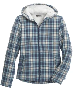 KIRSCH Riding Sport™ Ladies’ Lancaster Sherpa-Lined Flannel Hoodie
