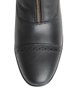 Women S.K. SHOES AND BOOTS Riding Sport™ Ladies' Essential Leather Zip Paddock Boots