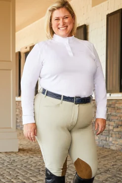 RJ CLASSICS R.J. Classics Gracie Plus-Size Knee-Patch Breech