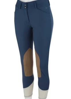 RJ CLASSICS R.J. Classics Ladies’ Anna Mid-Rise Front-Zip Knee-Patch Breech