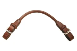 TORY LEATHER Rolled Grab Strap