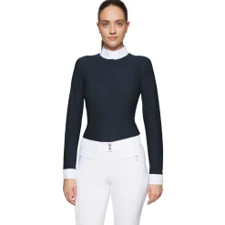 SAMSHIELD ® Aline Crystal Long-Sleeve Show Shirt