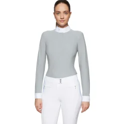 SAMSHIELD ® Aline Crystal Long-Sleeve Show Shirt