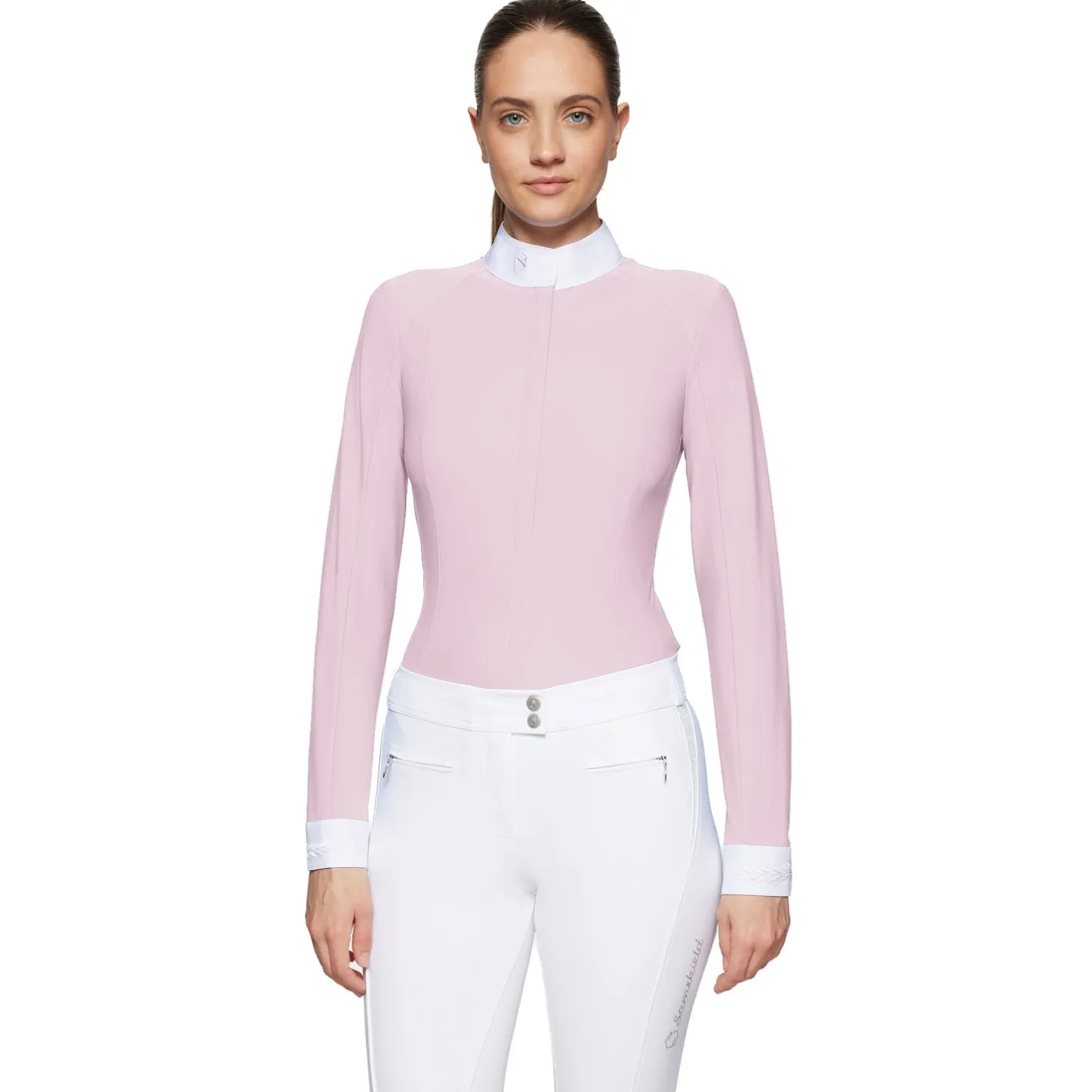 SAMSHIELD ® Aline Crystal Long-Sleeve Show Shirt