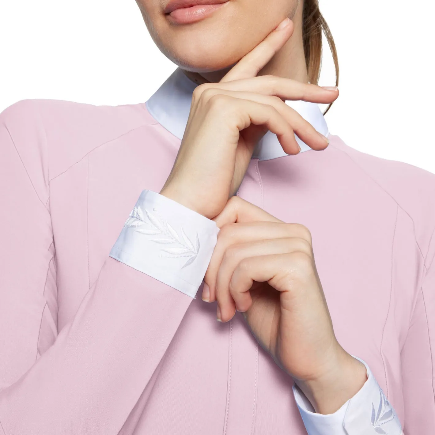 SAMSHIELD ® Aline Crystal Long-Sleeve Show Shirt