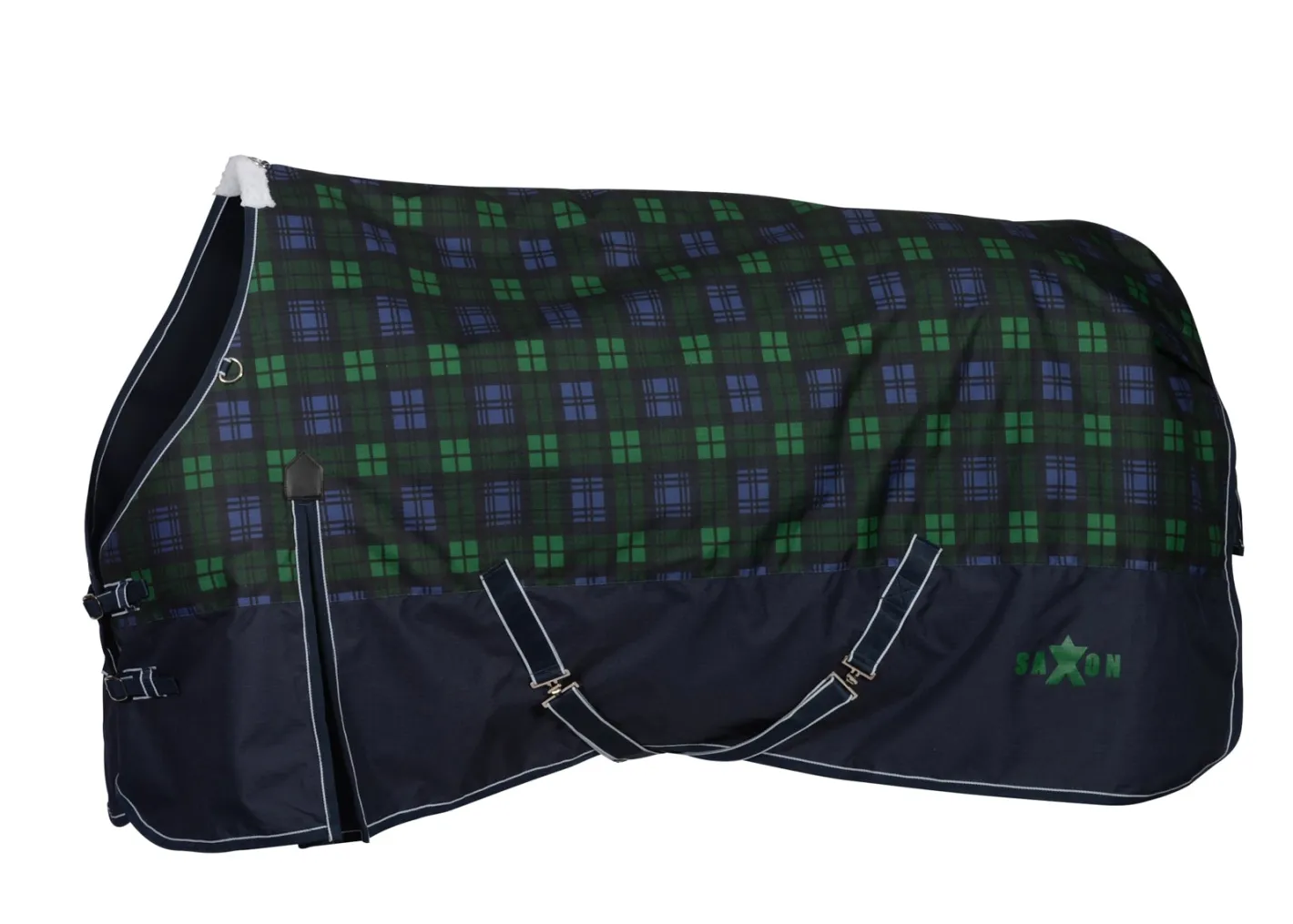 WEATHERBEETA Saxon 1200D Medium-Weight Blanket with Gussets & Standard Neck II