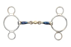 SHIRES EQUESTRIAN Shires Two-Ring Gag with Lozenge