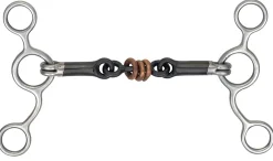 SHIRES EQUESTRIAN Shires Sweet Iron & Copper Tom Thumb with Roller Link
