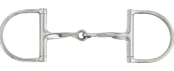 ERS Slow Twist Pony Snaffle D-Ring Bit