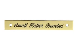 DOVER DROPSHIP Small Beveled Edge Halter Nameplate