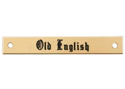 DOVER DROPSHIP Small Beveled Edge Halter Nameplate