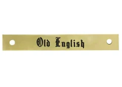 DOVER DROPSHIP Small Rectangular Halter Nameplate