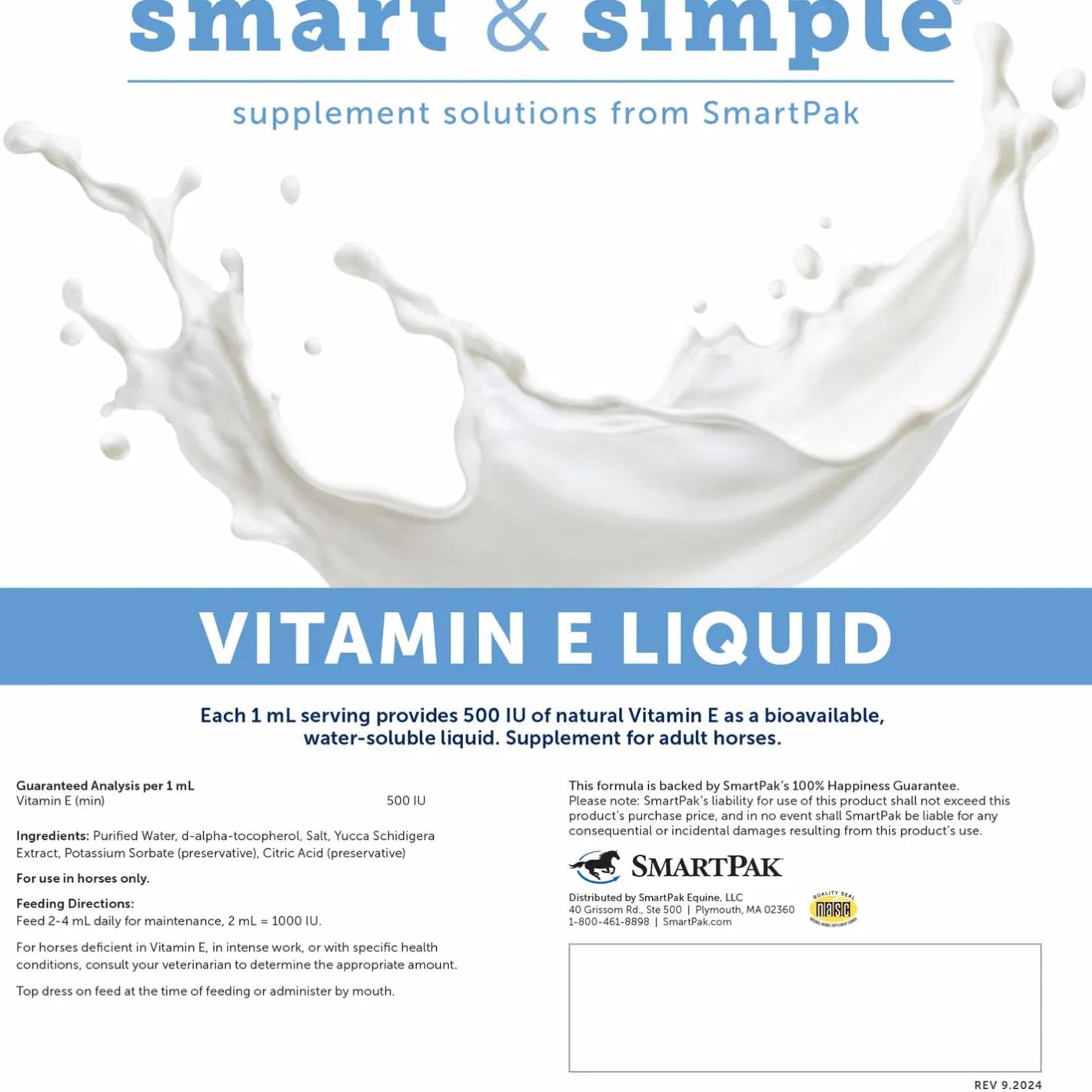 SMARTEQUINE ™ Smart & Simple Vitamin E Liquid