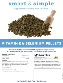 SMARTEQUINE ™ Smart & Simple Vitamin E & Selenium Pellets