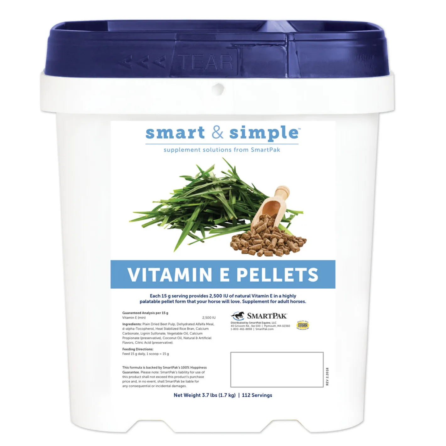 SMARTPAK SmartEquine™ Smart & Simple® Vitamin E Pellets - 3.7 lbs.