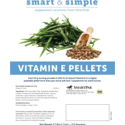 SMARTPAK SmartEquine™ Smart & Simple® Vitamin E Pellets - 3.7 lbs.