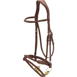 STUBBEN N.A. Stübben Pro Jump Bridle with Rope Noseband & Removable Flash