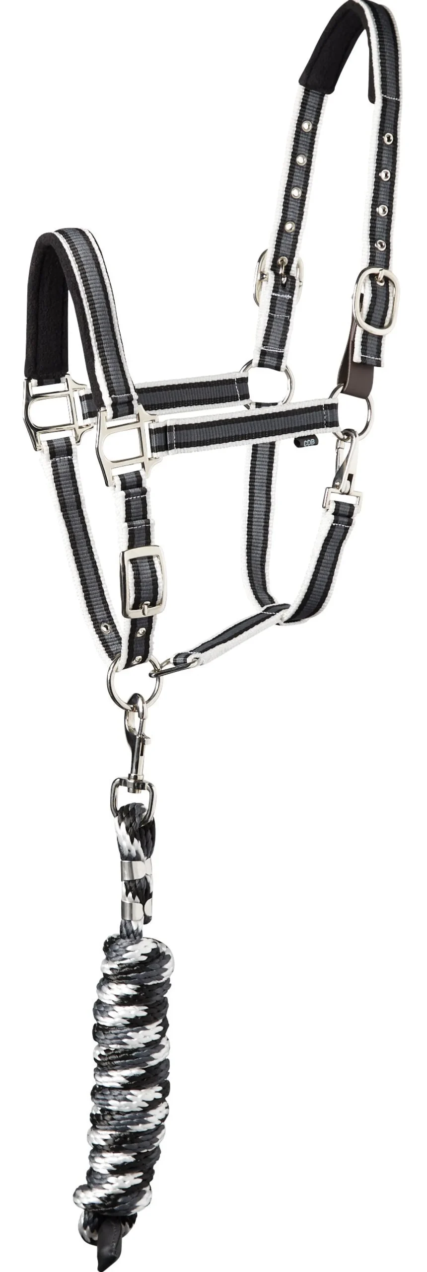 TEXT HORSE Suffolk™ Padded Striped Breakaway Halter & Lead