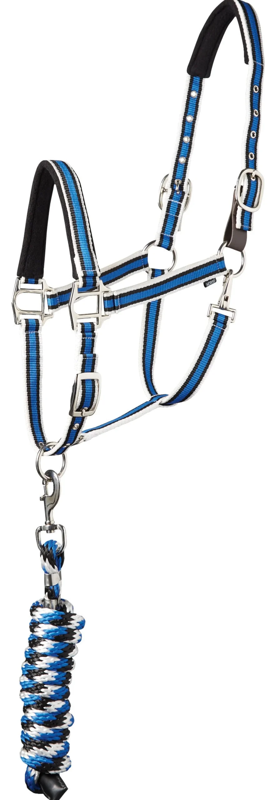TEXT HORSE Suffolk™ Padded Striped Breakaway Halter & Lead
