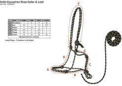TEXT HORSE Suffolk™ Rope Halter with Lead