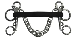 KING YOUNG Suffolk™ Rubber Mullen Mouth Pelham Bit