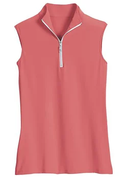 TAILORED SPORTSMAN THE ™ Ladies’ IceFil® Quarter-Zip Sleeveless Sun Shirt
