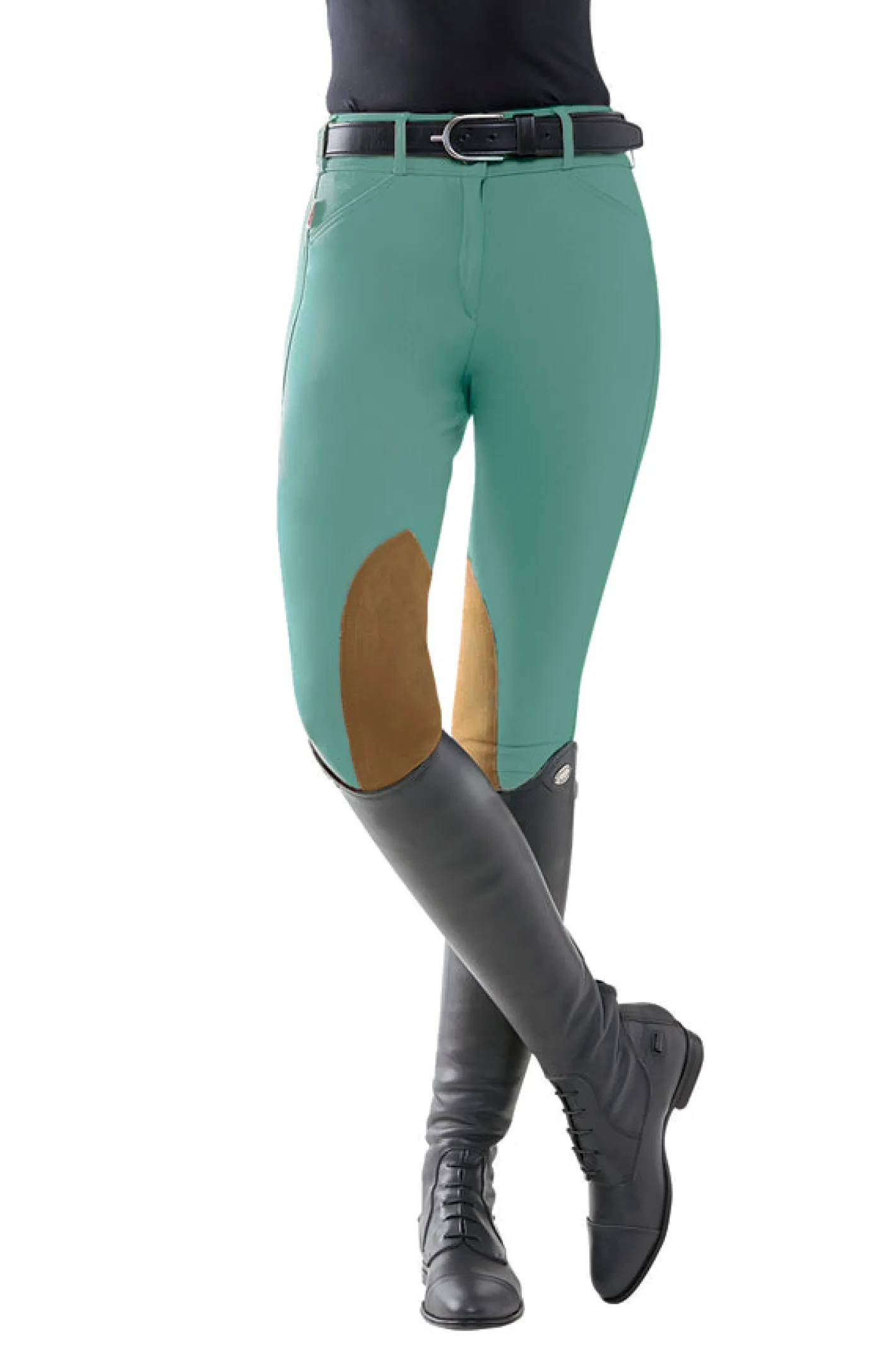 TAILORED SPORTSMAN THE ™ Ladies’ Mid-Rise Vintage Patch Sock-Bottom Breech