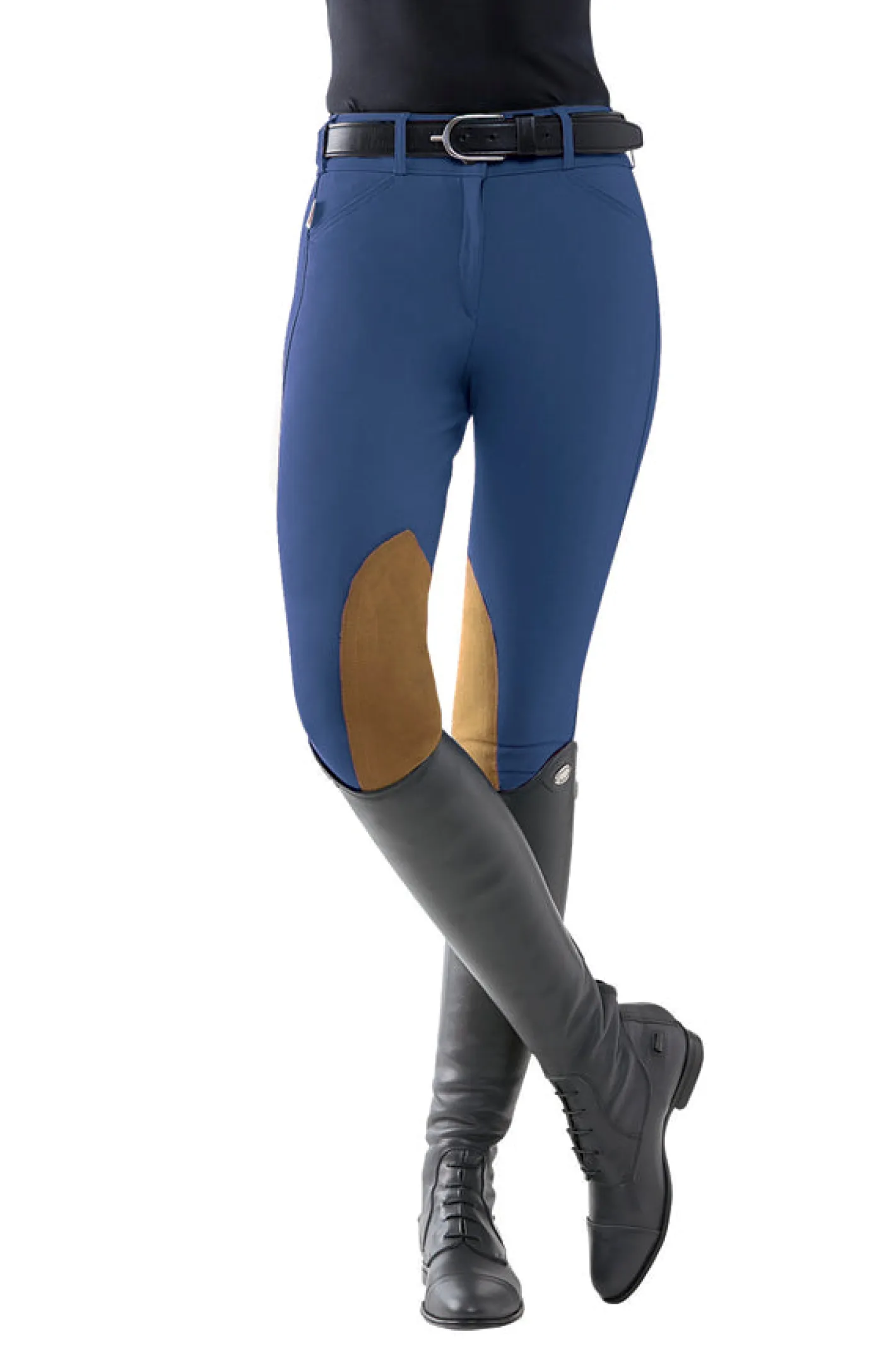 TAILORED SPORTSMAN THE ™ Ladies’ Mid-Rise Vintage Patch Sock-Bottom Breech