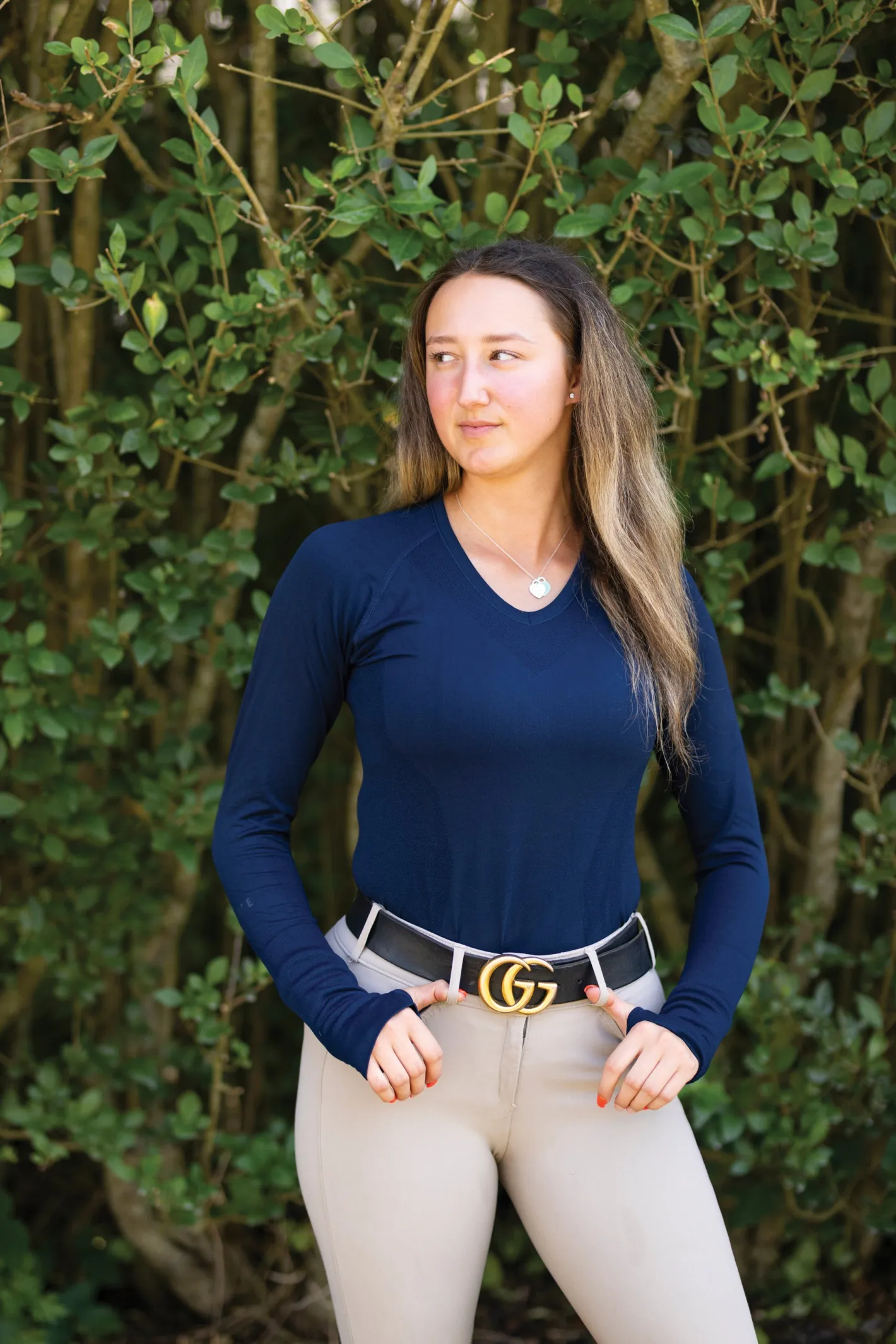 TKEQ THE SHOP TKEQ Ladies’ Kennedy Seamless V-Neck Long Sleeve Shirt 2.0