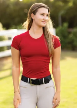 TKEQ THE SHOP TKEQ Ladies’ Kennedy Seamless Short Sleeve Top 2.0