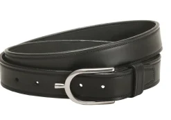 TORY LEATHER 1 1/4" Stainless Steel Spur Buckle Belt