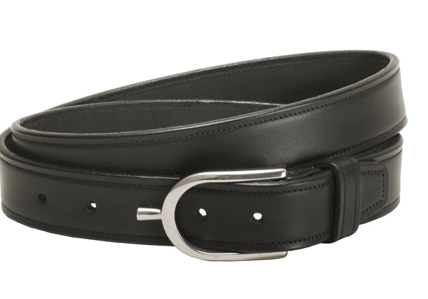 TORY LEATHER 1 1/4" Stainless Steel Spur Buckle Belt