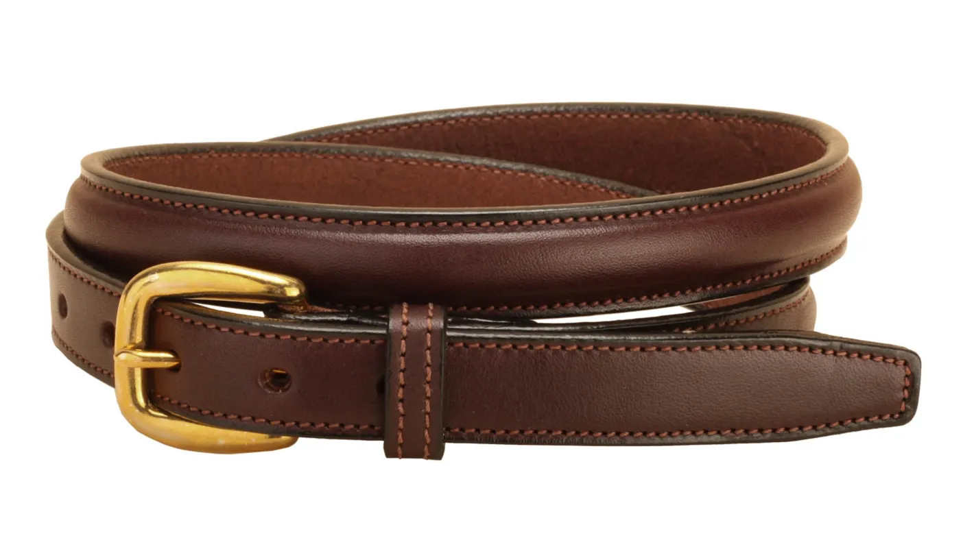 TORY LEATHER 3/4" Raised Leather Belt