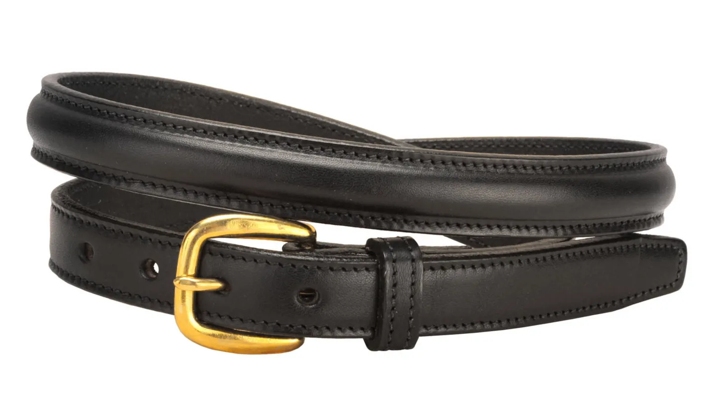 TORY LEATHER 3/4" Raised Leather Belt