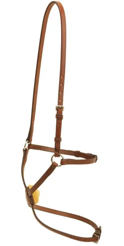 TORY LEATHER Company Figure-8 Noseband with Stainless Steel Rings