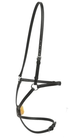 TORY LEATHER Company Figure-8 Noseband with Stainless Steel Rings