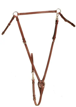 TORY LEATHER Company Flat Hunt Breastplate