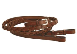 TORY LEATHER Company Leather Laced Reins