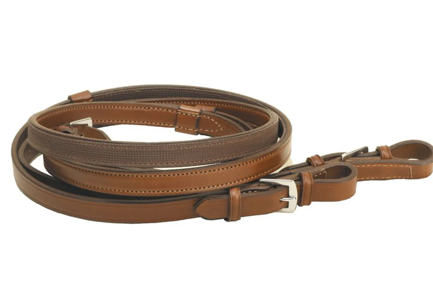 TORY LEATHER Company Rubber-Lined Leather Reins