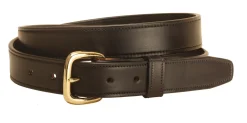 TORY LEATHER Extra-Large Stitched Leather Belt