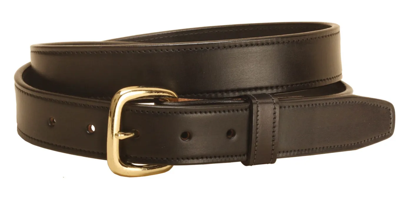 TORY LEATHER Extra-Large Stitched Leather Belt