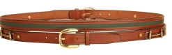 TORY LEATHER Ribbon & Snaffle Bits Belt
