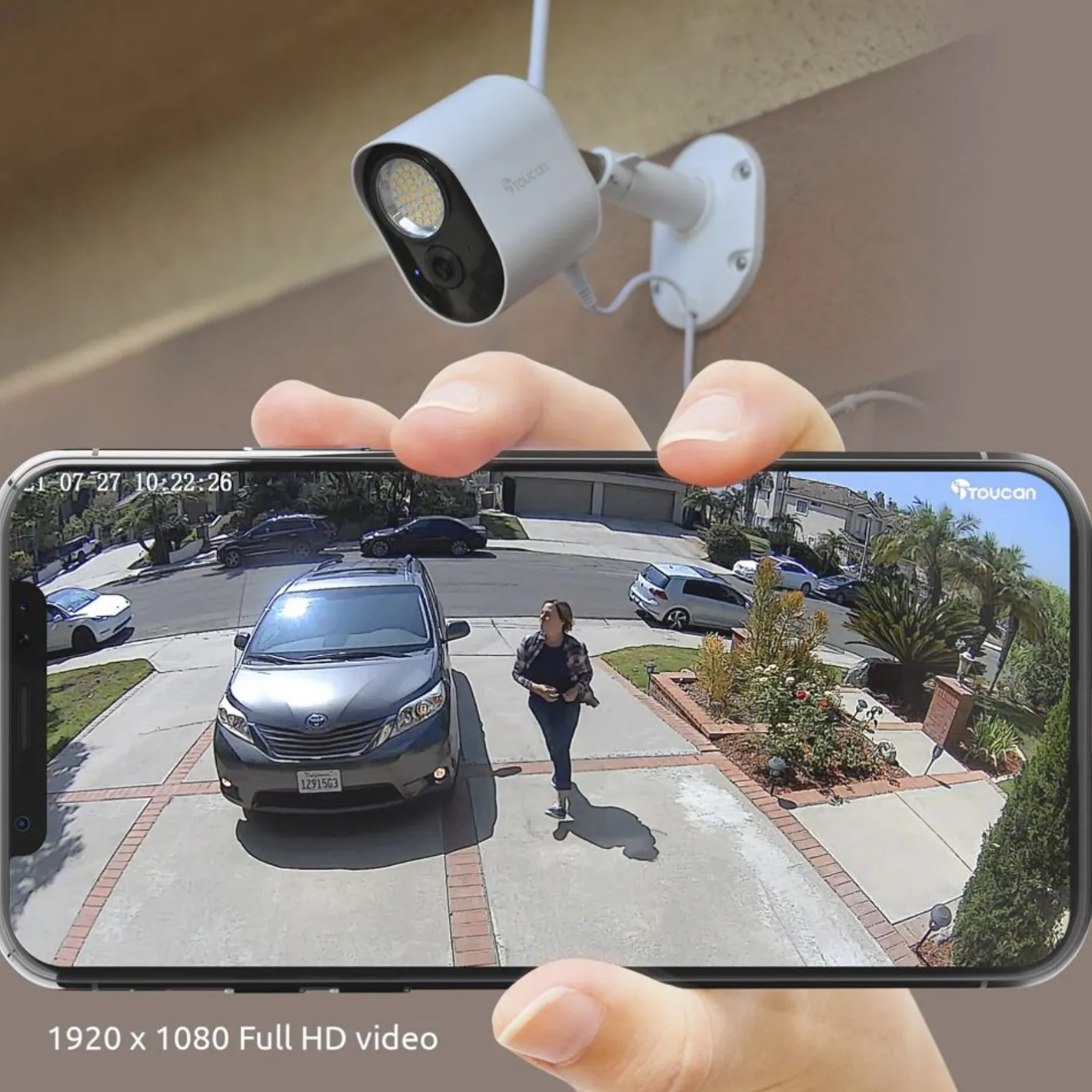 FULFILLMENT SERVICES Toucan® Security Floodlight Camera