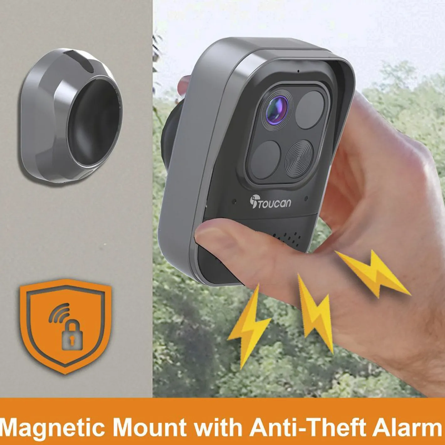 FULFILLMENT SERVICES Toucan® Wireless Security Camera Pro 3-Pack