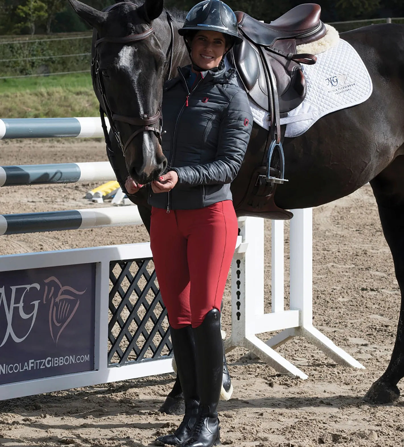 TREDSTEP-CLOTHING Tredstep™ Ladies’ Nero Knee-Patch Breech
