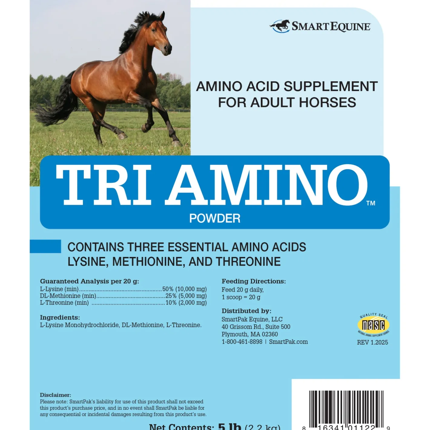 SMARTPAK Tri-Amino by SmartEquine™ - 5 lbs