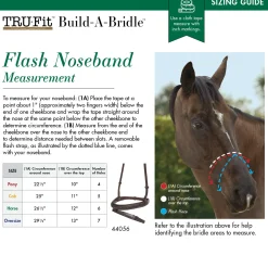 KINGS INTERNATIONAL TRU-Fit™ Build-A-Bridle™ Flash Noseband