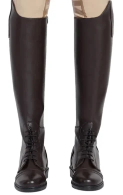 Kids JPC EQUESTRIAN TuffRider® Children’s Starter Back-Zip Synthetic Leather Field Boots in Mocha